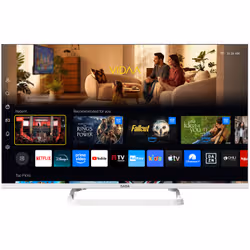 SABA SA40WFM10VDA SMART TV Bianco 40" FULL HD, Sistema operativo VIDAA, Triplo tuner DVBT2/C/S2 HEVC MAIN10, Certificato TivuSAT, Piedistallo centrale, Dolby Audio - Vista aggiuntiva 2