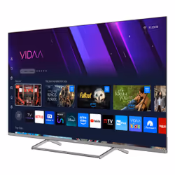 SABA SMART TV 55" ULTRA HD 4K, Sistema operativo VIDAA, Triplo ter DVBT2/C/S2 HEVC MAIN10, Certificato TivuSAT, Piedistallo centrale, Dolby Audio - Vista aggiuntiva 4