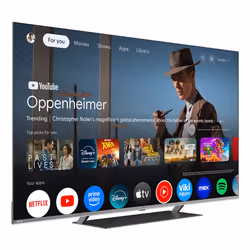 SABA SA65M91GTV TV 165,1 cm (65") 4K Ultra HD Smart TV Wi-Fi Grigio 350 cd/m² - Vista aggiuntiva 2