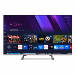 SABA SMART TV QLED 32" FULL HD, Sistema operativo VIDAA, Triplo ter DVBT2/C/S2 HEVC MAIN10, Certificato TivuSAT, Piedistallo centrale, Dolby Audio - Vista aggiuntiva 2