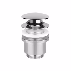 Gessi 1x valvola di scarico Stop&Go 1 1/4 per lavabi senza troppo pieno, valvola a stelo min. 25mm/max.45mm