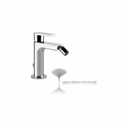 Gessi Emporio Via Manzoni 1x miscelatore monocomando eco bidet con 1 1/4" di scarto tubi di collegamento 3/8 Proiezione 141 m ...