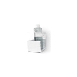 Fraschetti - Metalplus Supporto da Parete per Dispenser da 500 ml Max Diametro: 80 mm, Bianco, 110 x 170 mm
