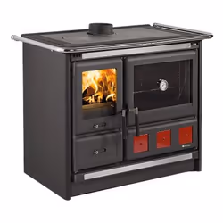 La Nordica Rosa XXL VST, Caminetto freestanding, Chiuso, A legna, Antracite, Interno, Orizzontale