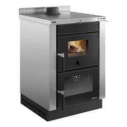 La Nordica Vicenza EVO VST Interno Caminetto freestanding A legna Acciaio inox