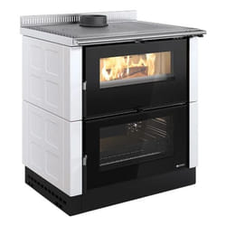 La Nordica Verona XXL VST Maiolica Interno Caminetto freestanding A legna Bianco