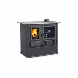 Codice produttore (MPN) / EAN: 7015218 / 8022724002285 Descrizione: Cucina legna Nordica 7015218 ROSA 5.0 VST Steel Nero antr ...