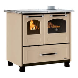 La Nordica Family 4,5 Interno Caminetto freestanding A legna Caramello