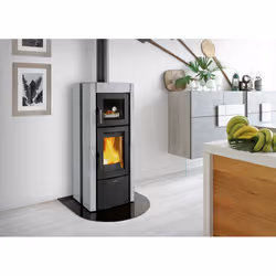 La Nordica Ester Forno Evo Libera installazione A legna Grigio
