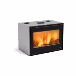 CARATTERISTICHE TECNICHE - Dimensioni 80x50 h 56 - Uscita 16 - Peso kg 147 - Potenza kW 7,5 - mc 215 - Focolare ghisa/Nordike ...