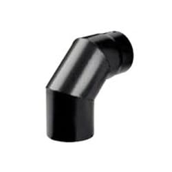 SAVE Fumisteria Plus NNO1403 Gomito per canna fumaria Nero
