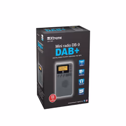 Xtreme Mini Radio DB-9 DAB+ Portatile Analogico e digitale Nero - Vista aggiuntiva 6