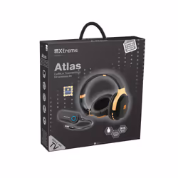 Xtreme 33563 Kit Cuffia TV e Trasmettitore Wireless BT Atlas - Vista aggiuntiva 6
