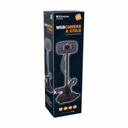 Xtreme 33855 webcam 640 x 480 Pixel USB / 3.5 mm Nero, Grigio