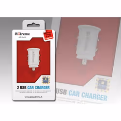 Xtreme 40144 Caricabatterie per dispositivi mobili Universale Bianco Accendisigari Auto