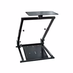 Xtreme 90457 Stand in metallo Jarama, PC, PlayStation 4, Xbox 360, Supporto per ruota da corsa, Nero, Metallo, 1 pz, Scatola