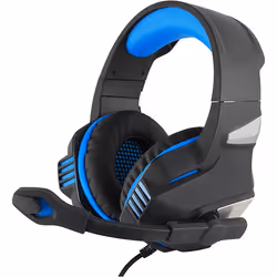 Xtreme Fusion Headset + Sound Box 7.1 Auricolare Cablato A Padiglione Gaming Nero, Blu