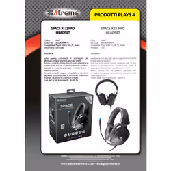 Xtreme Space X-23Pro Auricolare Cablato A Padiglione Gaming Nero - Vista aggiuntiva 4