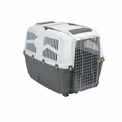 Nobby Skudo 4 Iata, Trasportino rigido, Trasportino per animali domestici da aereo, Cane, Carico superiore e anteriore, Grigi ...