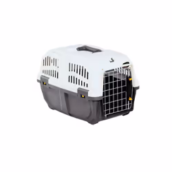 Nobby Skudo IATA 1-3, Trasportino rigido, Trasportino per animali domestici da aereo, Cane, Carico superiore e anteriore, Gri ...