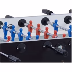 Garlando Calcio Balilla Special Champion con Aste Rientranti per Giocatori Disabili Nero-Argento - Vista aggiuntiva 4