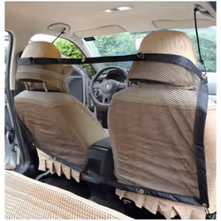 Divisorio per auto in rete nera per cani Marca: Croci Colore : Nero Rete nera divisorio auto per cani fondamentale per viaggi ...