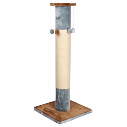 Croci C6020922, Torre tiragraffi per gatti, Libera installazione, Beige, Grigio, Felpato, Sisal, 15 cm