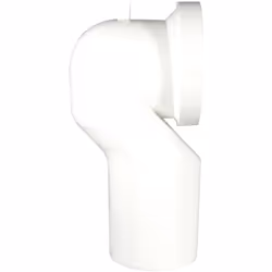 Dolomite - Curvatecnica Vaso - Curva In Pvc Bianco A Pavimento