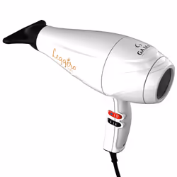 GA.MA Phon Leggero Ion: tecnologia agli ioni, anti crespo, 2400 W, Motore AC a lunga durata Made in Italy, 6 combinazioni di velocità e temperatura, colpo d'aria fredda, incluse 1 bocchette da 9 mm e 1 diffusore - Vista aggiuntiva 5
