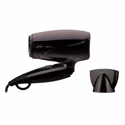 GA.MA Phon da viaggio Eolic Mini: Phon da viaggio, leggero e silenzioso, 1600 W, Motore DC Ultraleggero, componenti interni i ...