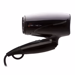 GA.MA Phon da viaggio Eolic Mini: Phon da viaggio, leggero e silenzioso, 1600 W, Motore DC Ultraleggero, componenti interni in tormalina, 4 combinazioni di velocità e temperatura, solo 238 grammi, inclusa 1 bocchetta