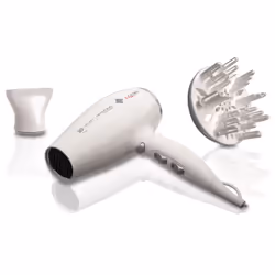 GA.MA Phon Diamond Ceramic: 2300 W, tecnologia agli ioni, anti effetto crespo, componenti interni in ceramica ideale capelli danneggiati, Motore DC leggero e silenzioso, 6 combinazioni di temperature e velocità, inclusa 1 bocchetta e 1 diffusore - Vista aggiuntiva 4