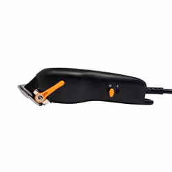 GA.MA GBS Absolute Smooth: tagliacapelli professionale, Motore magnetico duraturo ad elevate performance, Lama in acciaio inossidabile "Wedge", ideale per rasi e sfumature, leva alterale regolabile da 0,8 a 2,8 mm, 8 pettini guida per regolare taglio da 1,5 a 25 mm, cavo lungo 2,5 metri, anello appendi apparecchio, incluso kit di pulizia - Vista aggiuntiva 5