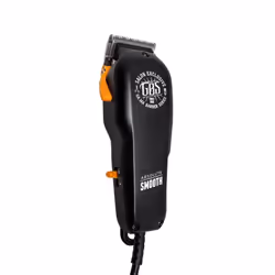 GA.MA GBS Absolute Smooth: tagliacapelli professionale, Motore magnetico duraturo ad elevate performance, Lama in acciaio inossidabile "Wedge", ideale per rasi e sfumature, leva alterale regolabile da 0,8 a 2,8 mm, 8 pettini guida per regolare taglio da 1,5 a 25 mm, cavo lungo 2,5 metri, anello appendi apparecchio, incluso kit di pulizia - Vista aggiuntiva 6