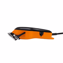 GA.MA GBS Absolute Fade: tagliacapelli professionale con motore magnetico, lama in acciao inossidabile per sfumature precise, leva laterale regolabile da 0,8 a 3,8 mm, 8 pettini guida per regolare taglio da 1,5 a 25 mm, cavo lungo 2,5 metri, anello appendi apparecchio, incluso kit di pulizia - Vista aggiuntiva 4