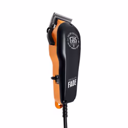 GA.MA GBS Absolute Fade: tagliacapelli professionale con motore magnetico, lama in acciao inossidabile per sfumature precise, leva laterale regolabile da 0,8 a 3,8 mm, 8 pettini guida per regolare taglio da 1,5 a 25 mm, cavo lungo 2,5 metri, anello appendi apparecchio, incluso kit di pulizia - Vista aggiuntiva 5
