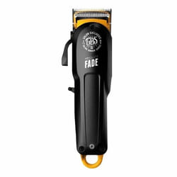 GA.MA GBS Absolute Fade Cord-Cordless: tagliacapelli professionale cord-cordless, motore magnetico ad elevate prestazioni, lama in acciaio inossidabile semi-concava ideale per qualsiasi tipo di taglio e sfumatura, batteria al litio a carica veloce, autonomia di 120 minuti senza cavo, leva laterale regolabile da 0,8 a 3,8 mm, 8 pettini guida per regolare taglio da 1,5 a 25 mm, cavo lungo 2,5 metri, anello appendi apparecchio, incluso kit di pulizia