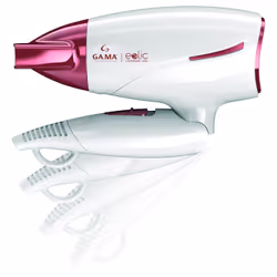 GA.MA Phon Eolic Ceramic Ion, Motore DC Ultraleggero, 1600 W, Asciugatura Rapida, Componenti in Ceramica per Capelli Sani e Luminosi, Anti Crespo, 4 Combinazioni di Temperatura e Velocità