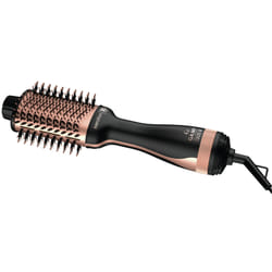 GA.MA Spazzola Asciugacapelli Stylish Keration 3D: 1100 W, preserva la cherativa naturale dei capelli, anti effetto crespo, design ovale per asciugare, stirare, modellare e voluminizzare i capelli, asciugatura veloce, 3 impostazioni di temperatura, cavo girevole a 360°