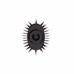 GA.MA Spazzola Asciugacapelli Stylish Keration 3D: 1100 W, preserva la cherativa naturale dei capelli, anti effetto crespo, design ovale per asciugare, stirare, modellare e voluminizzare i capelli, asciugatura veloce, 3 impostazioni di temperatura, cavo girevole a 360°