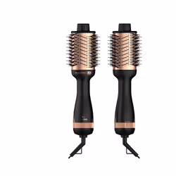 GA.MA Spazzola Asciugacapelli Stylish Keration 3D: 1100 W, preserva la cherativa naturale dei capelli, anti effetto crespo, design ovale per asciugare, stirare, modellare e voluminizzare i capelli, asciugatura veloce, 3 impostazioni di temperatura, cavo girevole a 360°