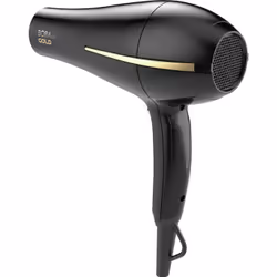 GA.MA Phon Bora Ion Gold: Griglia rivestita in olio d'argan, capelli idratati e morbidi, 2200 W, Motore Dc Ultraleggero, 6 combinazioni di temperatura e velocità, colpo d'aria fredda, inclusi 1 bocchetta e 1 diffusore