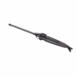 GA.MA Ferro Salon Curl 9 mm, Per Ricci Stretti, Definiti e Stile Afro, Tubo extra lungo di 170 mm, Massima Praticità d'Uso, Tubo in Titanio Silk Chrome, Massima Delicatezza e Protezione sui capelli, Riscaldamento Istantaneo, Temperatura Regolabile da 130 a 210°C, Display LED, Cavo lungo 3 metri, Auto Spegnimento - Vista aggiuntiva 5