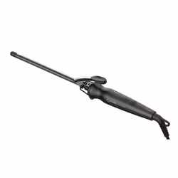 GA.MA Ferro Salon Curl 9 mm, Per Ricci Stretti, Definiti e Stile Afro, Tubo extra lungo di 170 mm, Massima Praticità d'Uso, Tubo in Titanio Silk Chrome, Massima Delicatezza e Protezione sui capelli, Riscaldamento Istantaneo, Temperatura Regolabile da 130 a 210°C, Display LED, Cavo lungo 3 metri, Auto Spegnimento - Vista aggiuntiva 6