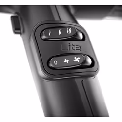GA.MA Phon iQ Lite: leggero 316 grammi, ultracompatto, 1500 W, Tecnologia agli Ioni e Ossigeno Attivo, Motore Brushless a lunga durata, Effetto Anti Crespo, Sei combinazioni di temperatura e velocità, Pulsante Aria Fredda, Silenzioso, Accessori esclusivi - Vista aggiuntiva 4
