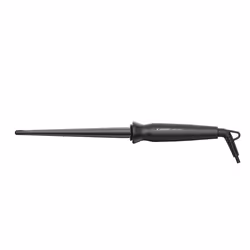 GA.MA Ferro Conico Salon CUrl, Per Onde Larghe e Voluminose, Morbidi Bocci, Splendide Beach Waves e Ricci Stretti, Circonferenza Tubo di 20mm e e 10 mm all'estremità per massima facilità nella fase di styling, Tubo Extra lungo di 170 mm, Tubo in Titanio Silk Chrome, Massima Protezione e Delicatezza Capelli, Tecnologia Nano Silver, 5 temperature, Riscaldamento Istantaneo, Display LED, Auto Spegnimento - Vista aggiuntiva 4