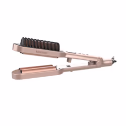 GA.MA Ondulaton Waver & Brush Keration, Per Onde Perfette, Tecnologia Micro Glitt, Protezione Cheratina Capelli, Temperatura Regolabile, Calore Infrarosso Lontano per Trattamento Delicato, Semplicità d'uso - Vista aggiuntiva 3