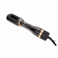 GA.MA Multistyler Gold Ion: è lo strumento multifunzione che rivoluziona la tua routine di styling. Include due accessori intercambiabili: la spazzola a doppia testa con setole miste, e l'asciugacapelli, perfetto per preparare la chioma prima dello styling. Dotato di 2 velocità, 3 impostazioni di temperatura e una potenza di 1200W. - Vista aggiuntiva 4