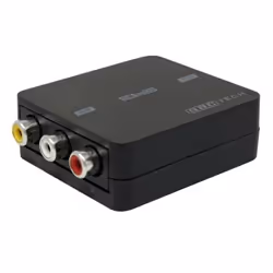 GBC Mini Convertitore AV RCA/HDMI, Convertitore video attivo, Nero, 1080 x 720 Pixel, 1080 x 720 Pixel, 720p, 1080p, 1,65 Gbi ...