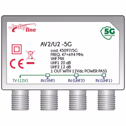 G.B.S. Elettronica AV2/U2-5G amplificatore di segnale TV 40 - 694 MHz